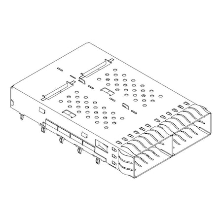 Molex Zqsfp+ Cage 1X2 Sf Assy 0 Rear Pin Ct 1000151640